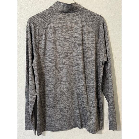 NFL Team Men's Jacksonville Jaguars Long Sleeve 1/4 Zip Heathered Gray - Picture 2 of 7